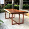 meja rapat panjang-meja rapat-meja meeting-conference table-meja rapat kayu utuh