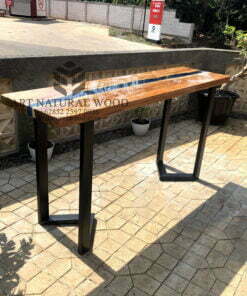 meja konsul kayu solid-meja konsul-console table-meja minimalis-meja kayu solid-foyer area