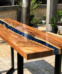meja konsul kayu solid-meja konsul-console table-meja minimalis-meja kayu solid-foyer area
