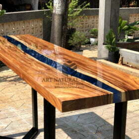 meja konsul kayu solid-meja konsul-console table-meja minimalis-meja kayu solid-foyer area
