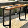 meja konsul kayu solid-meja konsul-console table-meja minimalis-meja kayu solid-foyer area