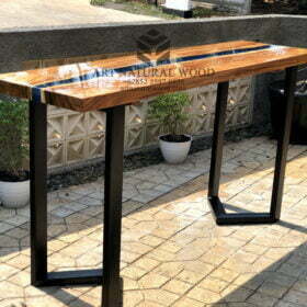 meja konsul kayu solid-meja konsul-console table-meja minimalis-meja kayu solid-foyer area