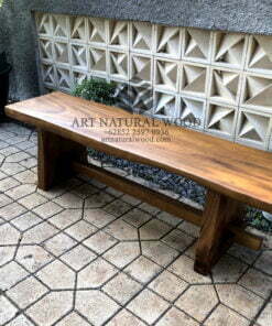 bangku panjang kayu solid-bangku kayu-bangku makan-bangkupanjang-bench