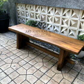 bangku panjang kayu solid-bangku kayu-bangku makan-bangkupanjang-bench