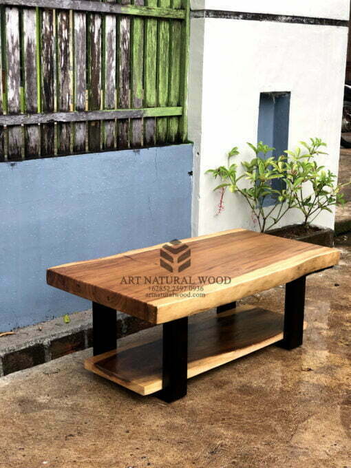 meja kopi kayu solid-meja kopi-meja sofa-meja tamu-coffee table-coffee table industrial