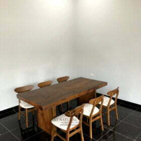meja cafe kayu solid-meja cafe-meja makan-meja makan kayu solid-set meja cafe-set meja makan-kursi cafe-kayu terembesi-suar wood