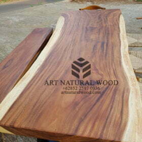 meja kursi set cafe-kursi anyaman-meja natural-meja kayu solid-meja kayu trembesi-meja kayu alami-bangku kayu panjang-bangku kayu solid