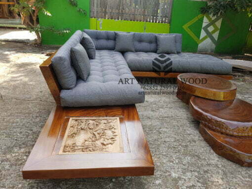 sofa taman kayu solid-sofa taman moder-sofa kayu trembesi-sofa kayu jati-sofa besar-sofa panjang