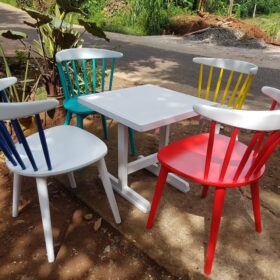 kursi makan warna jari jari-kursi cafe warna-kursi makan jari jari