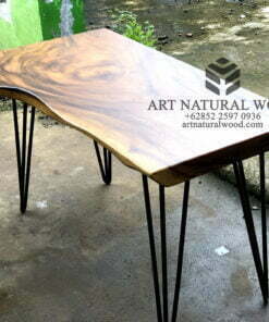 meja kerja kayu solid-meja kerja natural solid-meja kerja industrial