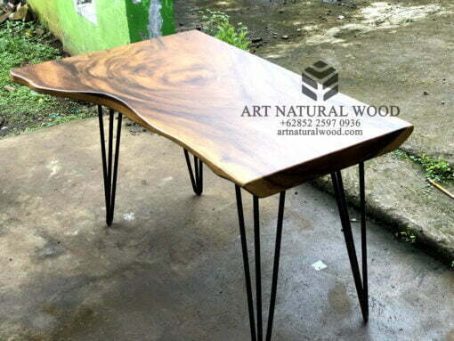 meja kerja kayu solid-meja kerja natural solid-meja kerja industrial