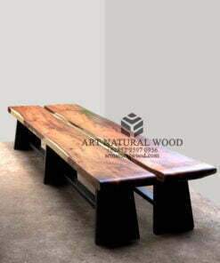 bangku kayu panjang-bangku kayu solid-bangku kayu trembesi-bangku panjang