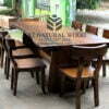 meja cafe minimalis kayu trembesi-meja makan minimalis kayu jati-meja kayu minimalis