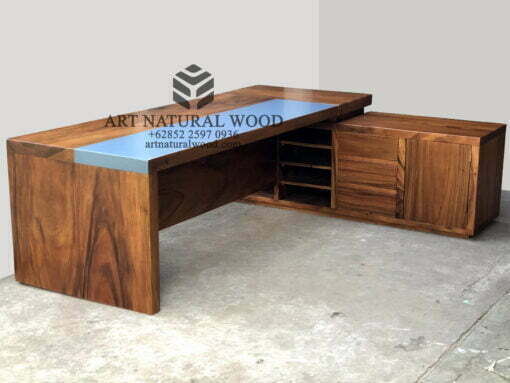 meja kantor l kayu solid-meja kantor letter l-meja kerja l-meja kerja kayu solid-office desk l