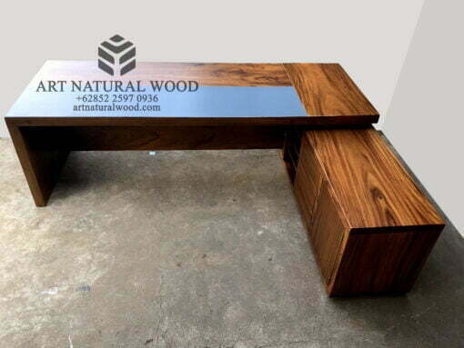meja kantor l kayu solid-meja kantor letter l-meja kerja l-meja kerja kayu solid-office desk l