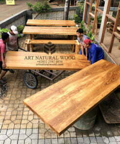 meja makan kayu jati-meja bangku jati-set meja makan jati-meja bangku jati-meja cafe kayu jati