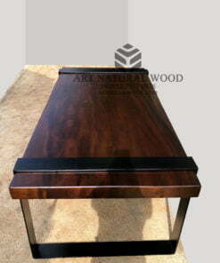meja makan kayu solid industrial-meja makan kayu solid-meja makan trembesi-meja makan industrial-meja makan kayu utuh