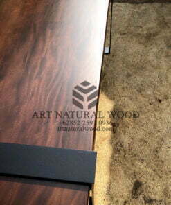 meja makan kayu solid industrial-meja makan kayu solid-meja makan trembesi-meja makan industrial-meja makan kayu utuh