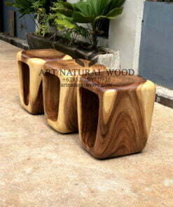 stool kayu trembesi-stool kayu jati-kursi kecil-stool cafe-kursi stool