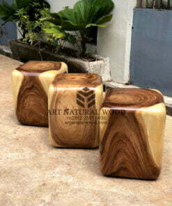 stool kayu trembesi-stool kayu jati-kursi kecil-stool cafe-kursi stool