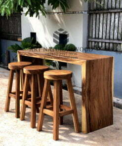 meja mini bar kayu solid-meja mini bar kayu jati-meja bar-meja cafe-meja barista