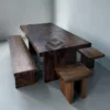 meja bangku cafe kayu solid-meja bangku makan kayu solid-set meja bangku cafe-meja bangku cafe kayu trembesi-meja cafe kayu-meja cafe minimalis