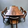 meja cafe minimalis kayu trembesi-meja makan minimalis kayu jati-meja kayu minimalis