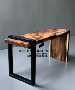 meja kerja industrial-meja kantor industrial-workdesk industrial-meja kerja kayu solid