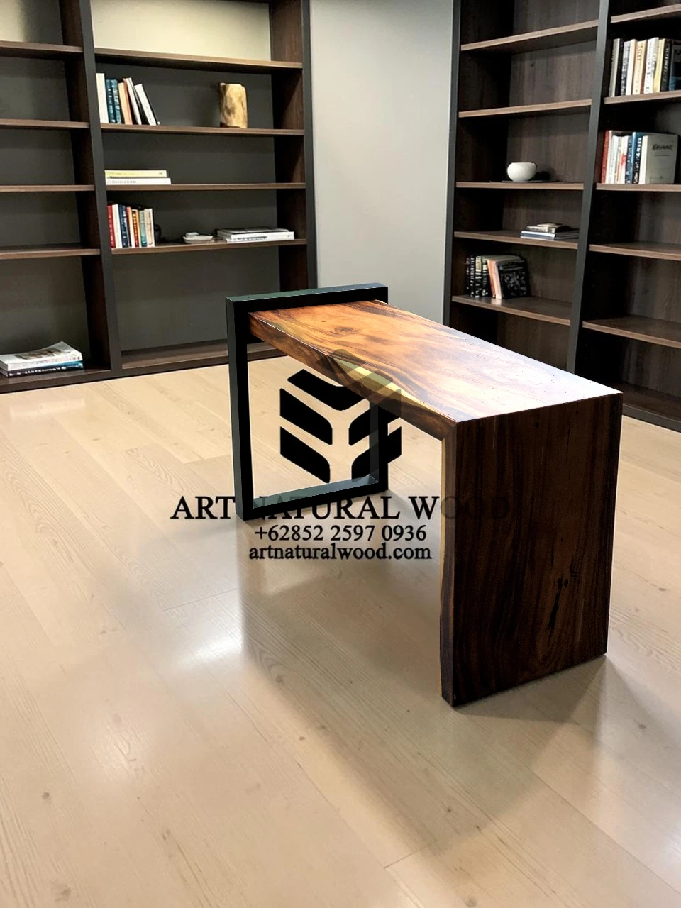 meja kerja industrial-meja kantor industrial-workdesk industrial-meja kerja kayu solid