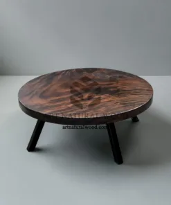 meja kopi bulat kayu solid-meja kopi bulat minimalis-meja kopi kayu trembesi-meja kopi kayu utuh-coffee table kayu solid-coffee table bulat