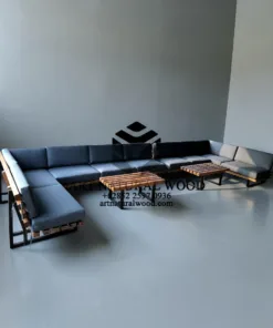 sofa cafe panjang-sofa taman-sofa-besar-sofa l-sofa jumbo-sofa kayu