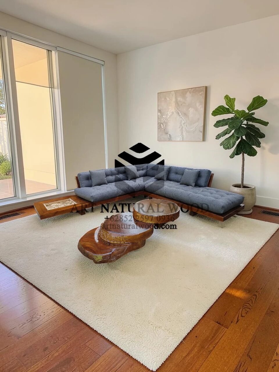sofa taman kayu solid-sofa taman moder-sofa kayu trembesi-sofa kayu jati-sofa besar-sofa panjang