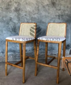 kursi bar rotan minimalis-bar stool kayu-kursi bar kayu jati-kursibar minimalis kayu