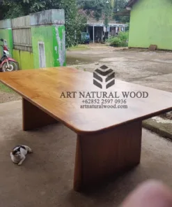 meja kayu besar jati-meja makan kayu jati-meja makan kaayu besar-meja makan kayu solid-meja kayu jati solid-meja kayu jati utuh