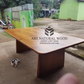 meja kayu besar jati-meja makan kayu jati-meja makan kaayu besar-meja makan kayu solid-meja kayu jati solid-meja kayu jati utuh