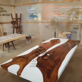 meja epoxy resin-meja kayu resin-meja kayu epoxy-meja makan kayu resin