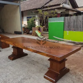 meja kayu solid antik-meja kayu besar-meja meeting kayu besar-meja makan kayu besar-meja rapat kayu trembesi