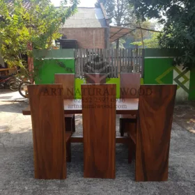 set meja makan trembesi-meja kayu besar-meja makan besar-meja besar kayu trembesi-meja kayu tebal-meja makan mewah