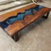 meja tamu kayu trembesi-meja tamu river kaca-meja tamu unik-meja kopi kayu-coffee table kayu trembesi