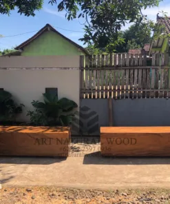 bangku balok kayu utuh-bangku kayu unik-bangku kayu balok-bangku kayu trembesi-meja kayu besar