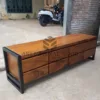 bufet tv kayu minimalis-bufet laci minimalis-bufet kayu solid-bufet industrial