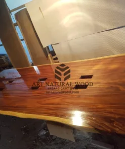 meja meeting kayu besar panjang-meja meeting trembesi-meja kayu besar-meja kantor besar-meja rapat kayu besar