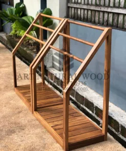 rak handuk kayu minimalis-gantungan handuk kamar mandi-hanger handuk kayu