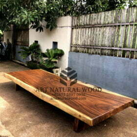 meja kayu besar-meja kopi besar-coffee table panjang-meja kayu panjang-meja kopi besar-meja kayu tebal