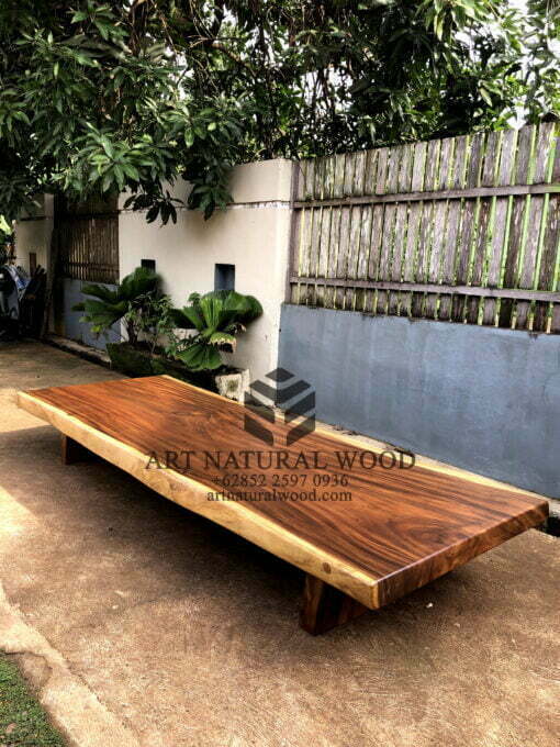 meja kayu besar-meja kopi besar-coffee table panjang-meja kayu panjang-meja kopi besar-meja kayu tebal