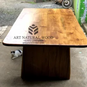 meja kayu besar jati-meja makan kayu jati-meja makan kaayu besar-meja makan kayu solid-meja kayu jati solid-meja kayu jati utuh