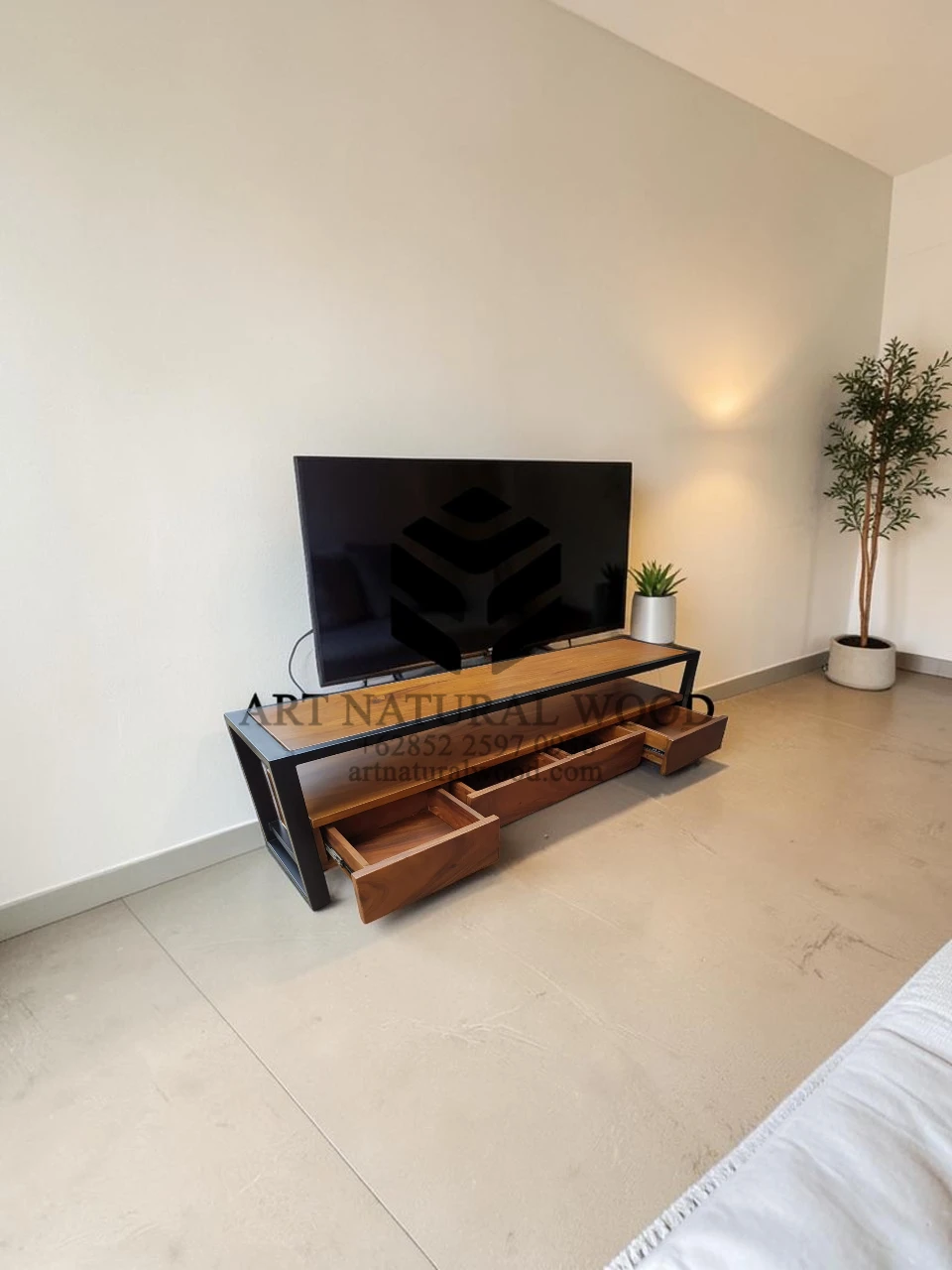 bufet tv kayu industrial-bufet tv bufet-bufet tv minimalis-tv stand industrial