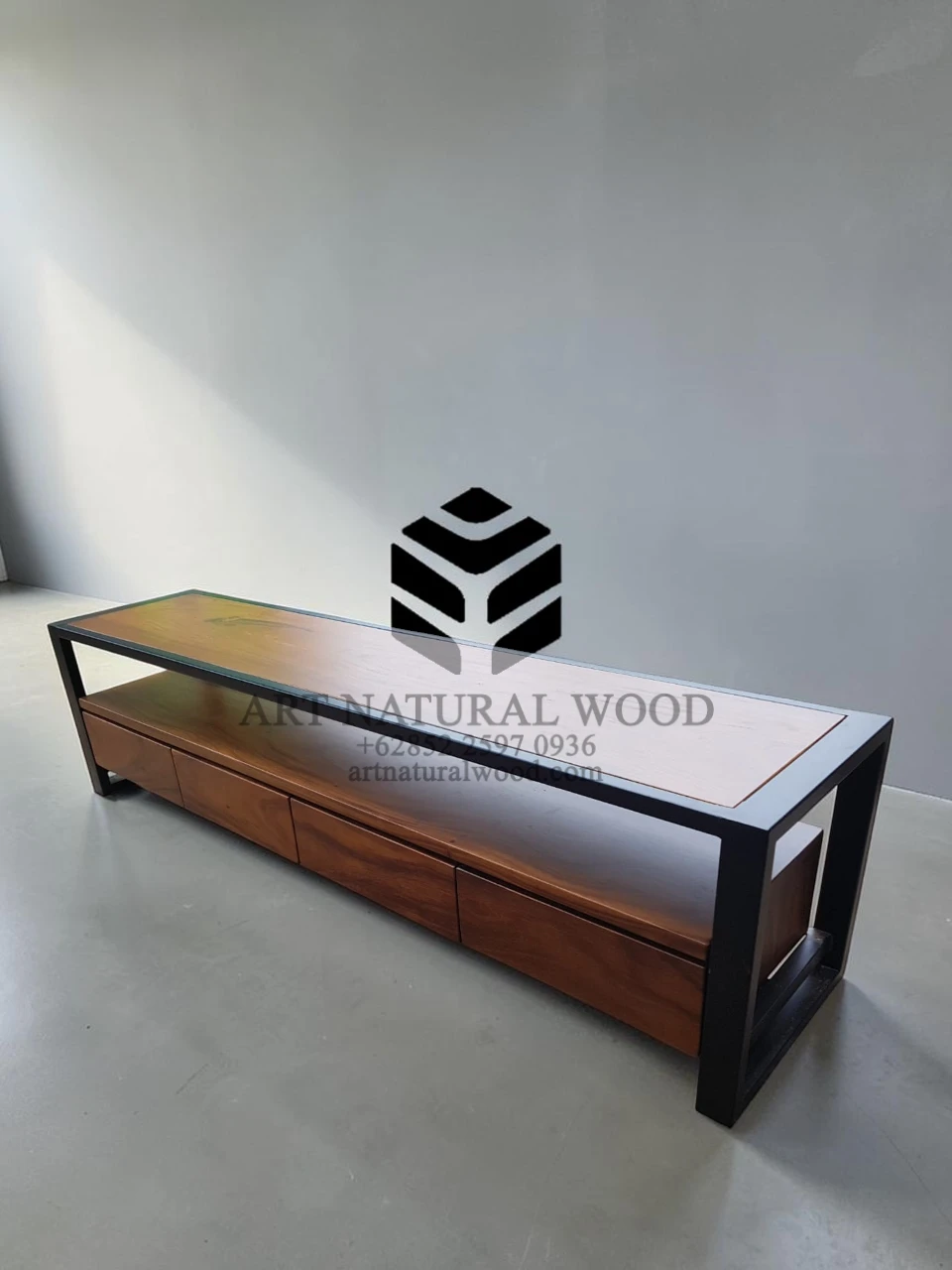bufet tv kayu industrial-bufet tv bufet-bufet tv minimalis-tv stand industrial
