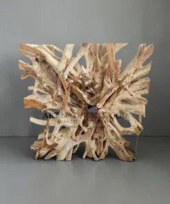 hiasan dinding akar kayu-akar kayu jati-furniture akar-hiasan akar
