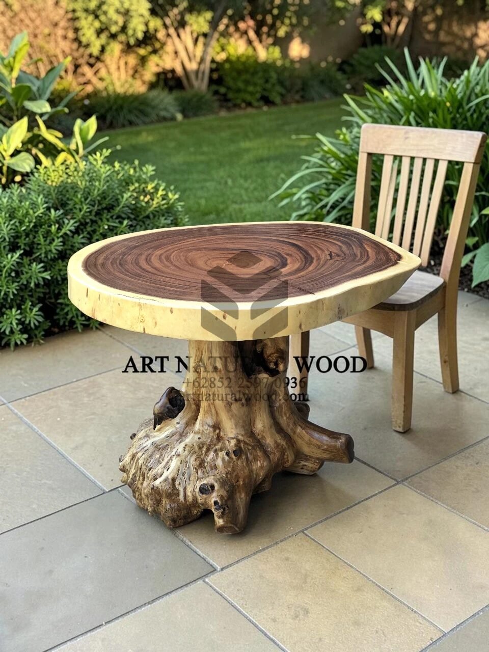meja akar kayu solid-meja kopi akar-coffee table akar-coffee table kayu utuh